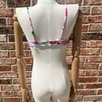 Beachsissi Colorful  floral bikini top with bow detailing / L / Excellent cond. Photo 8