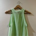 Solid & Striped The Carson Dress Mesh Swim Cover Up in Pistachio Size Small Photo 6
