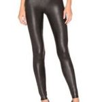 Spanx  Faux Leather Shine Leggings Womens M Black High Rise Stretch Slimming Photo 0