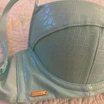 Savagexfenty NWT Savage X Fenty 32B Teal Snakeskin Bra Photo 3