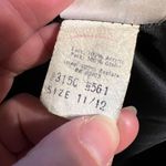 Vintage Sears Womens Winter Jacket Dress Coat Faux Fur Cord Accent Black 11 12 Photo 10