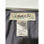 belle du jour  Gray Dress Womens Small Shirt Style Multicolor Tiered Ruffle Hem Photo 3