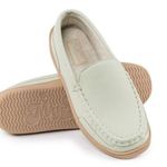 My Slippers All season Moccasin Slip On Casual Loafer Shoes women’s 7 Mint color Green Photo 0