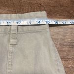 Young Fabulous and Broke Womens Button Fly Front Denim Skirt Olive Stone Wash Larg Photo 5