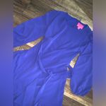 Lilly Pulitzer  Laren Stretch Dress boho spring ruffle 
Galaxy Blue $198 party Photo 4