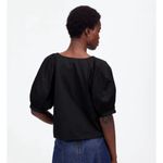 Madewell NWT  Relaxed Scoopneck Short-Sleeve Top True Black Photo 6