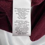 Exofficio Burgundy Chenille Pullover Sweater Scoop Neck Long Sleeve Womens XL Photo 5