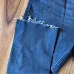 Ellos Womens 22 Jeans High Waisted Raw Hem Plus Size Comfortable Casual Blue Photo 4