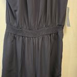 London Times {14} NWT  Deep Navy Cropped Pant Romper Wide Leg Photo 7