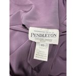 Pendleton  Blouse Womens 10 Long Sleeve‎ Scarf Neck Petite Polyester Top Shirt Photo 3
