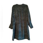 H by Halston  Black and White Long Sleeve Dress Photo 1