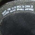 Clarks  Women's Black Leather Low Heel Boots Size 10M Photo 6