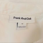 Frank And Oak  White Button Down Medium Shirt Photo 4