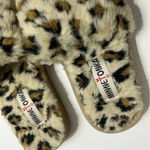 Minnetonka  • Women’s Lolo Slides Leopard Print Slippers Faux Fur Photo 2
