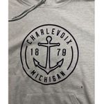 MV Sport NWT  Womens Large Charlevoix Michigan Sweatshirt Sea glass Green Hoodie LARGE Photo 9