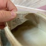 Jack Rogers  "Tucker" Gold & Tan Espadrille White Slip On Sneaker Photo 6