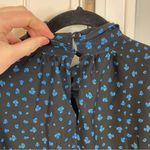 Wayward Fancies by Eshakti Dark Ditsy Floral Midi Dress pockets high neck 1X 16W Black Photo 4