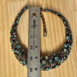 Heidi Daus “Dragonfly Fantasy” Multicolor Swarovski Collar Necklace Photo 3