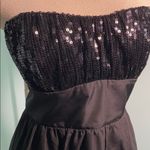 Charlotte Russe Sleeveless black‎ dress with sequin top homecoming cocktail dress peep tulle 9 Photo 1