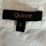 Quince  Crisp White Dress Shirt Size Large EUC Photo 3