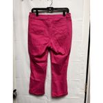 BKI Vintage America Jeans Women’s Size 6 28 Pink Boho Crop Mid Rise Stretch Photo 6