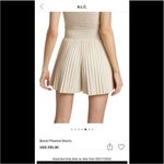 ALC Frank A.L.C. bondi pleated shorts size 6 cream Photo 4