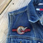 Tommy Hilfiger Women's Vintage Motorcycle Denim Vest Size M Photo 3