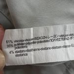 ZARA Boxy Fit Cinched Hooded Sweatshirt Womens Small Light Gray Pouch Pockets Photo 3