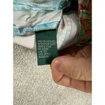 Ralph Lauren Lauren  Women's Blue Multicolor Paisley Print‎ Cropped Pants Size 6 Photo 2