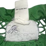 Anthropologie  Tabitha Floral Print Dress Green Short Sleeve Party Cocktail Sz 2P Photo 11