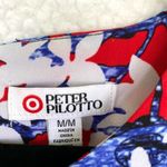 Peter Pilotto Floral Print Red, White & Blue Sleeveless Midi Dress Size Medium Photo 2