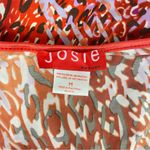 Natori  Red Print Sleeveless Slip Sleep Dress M Photo 2