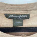 Eddie Bauer  XL Button‎ Front Ruffle Tan Cardigan Photo 4