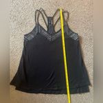 EXPRESS Spaghetti Strap V-Neck Razor-Back Relaxed-Fit Tank Top Photo 8