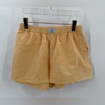 Parke Striped Boxer Shorts in butter yellow size large‎ Photo 1