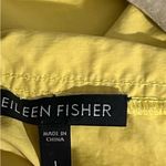 Eileen Fisher Anorak Windbreaker High Collar Rain Jacket Yellow Large 319.00 Photo 9