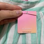 Stoney Clover Lane  X Target Green & White Striped Crop Top S Tie Shoulder Beachy Photo 3