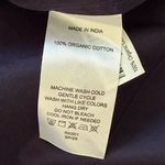 Quince 💙 NWT Navy 100% Organic Cotton Poplin A-line Maxi Skirt Sz L 💙 Photo 9