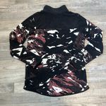 The North Face  Black Pink Patterned 1/4 Zip Fleece Pullover Women's S2 Photo 5