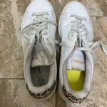 Adidas Advantage Womens 9.5 Sneakers Shoes White Animal Print Leather Photo 2