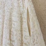Francesca's francesca’s White Lace Skater Dress Photo 4