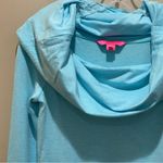 Lilly Pulitzer Belinda Pullover Top Turquoise Blue Size XXS Photo 6