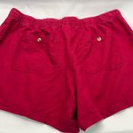 Liz Claiborne  LINEN BLEND Shorts‎ Women’s XL RED PREOWNED Photo 4