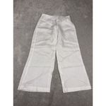 hard tail forever white linen pants cropped wide leg Size XS Photo 1