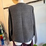 Bill Blass 90s USA Made Cotton Chunky Knit Button Pullover Sweater Size Large Photo 5