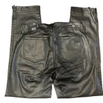 Kut From The Kloth Black Coated Reese Ankle Straight Pants Photo 6