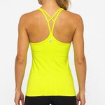 Avocado Neon Yellow Crisscross Back Workout Tank Top – Fitted Activewear Green Size undefined Photo 1