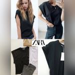 ZARA French Sleeve T-shirt Short Sleeve Tops Photo 2