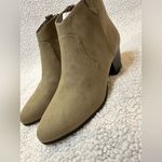 Old Navy  Olive Faux-Suede Ankle Boots Photo 10