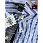 NEW Polo Ralph Lauren 16 Striped Shirtdress White Blue 100% Cotton Shirt Dress Photo 12